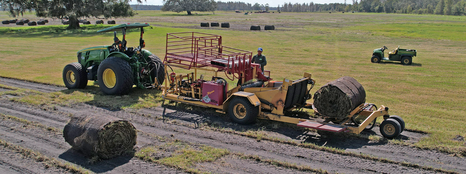 tractor farming sod